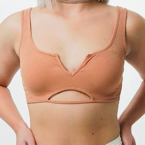 Tan Bear Dance Crop Top